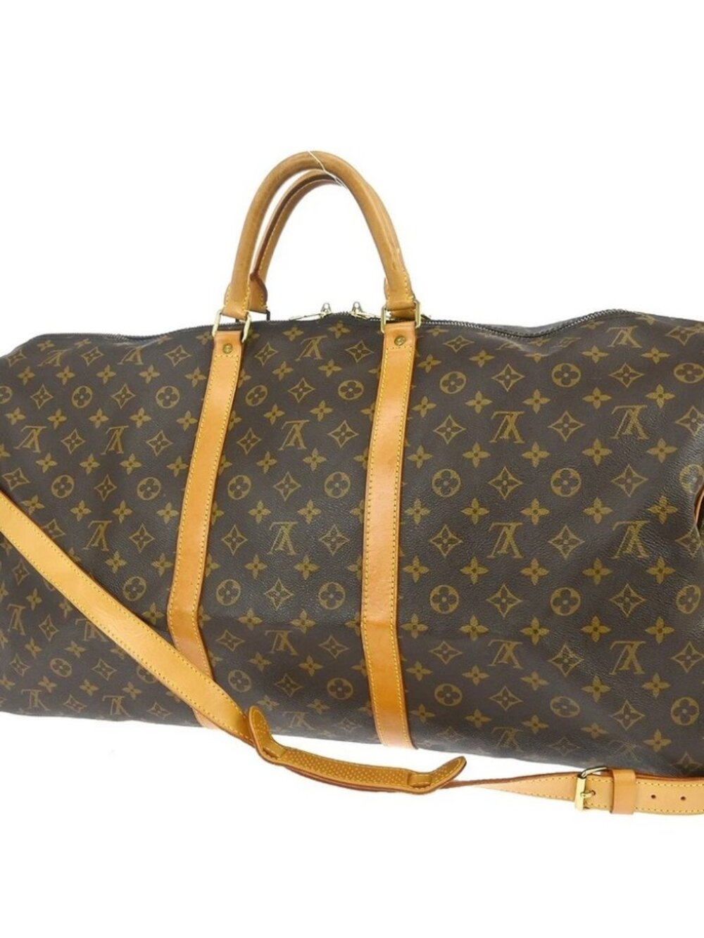 LOUIS VUITTON MONOGRAM KEEPALL BANDOULIERE 60 BAG - Picture 2 of 16